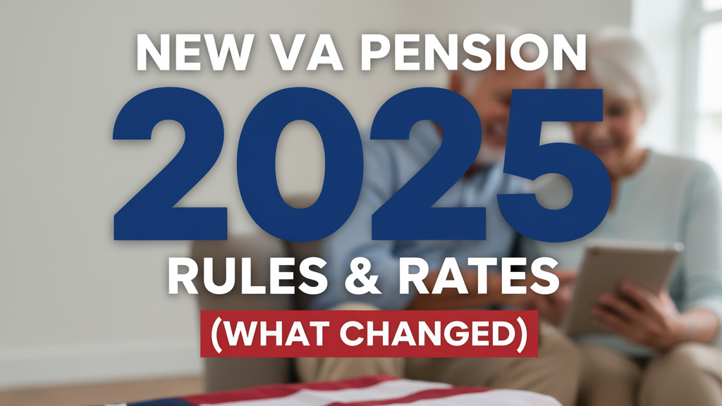 New VA Pension Rules & Rates for 2025 (What Changed)